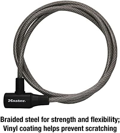 Keyed outdoor bicycle cable lock — photo 4