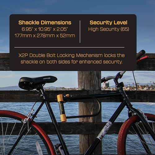 Standard Hardened Steel U-Lock with Mounting Bracket — photo 5