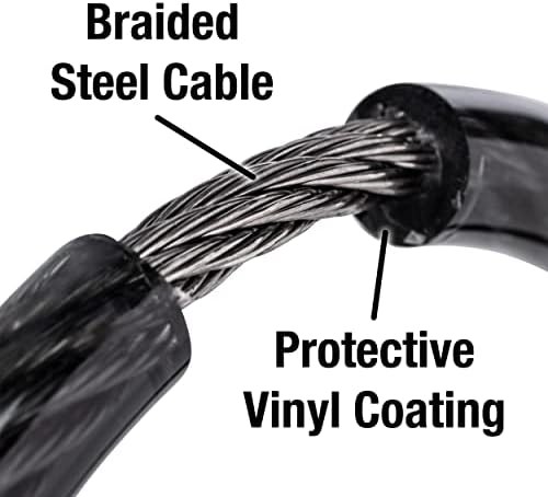 Outdoor combination bicycle cable lock — photo 3