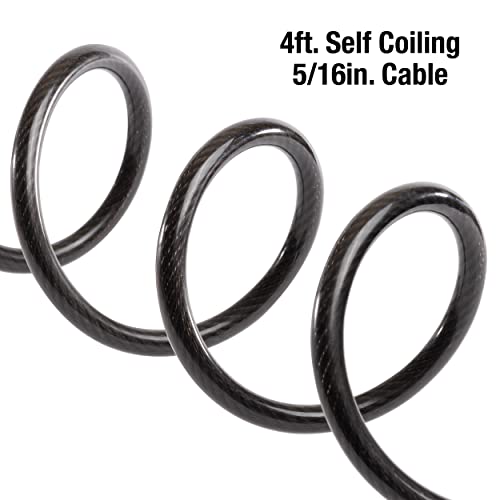 Combination Cable Bike Lock 4-Foot Long Bicycle Lock — photo 4