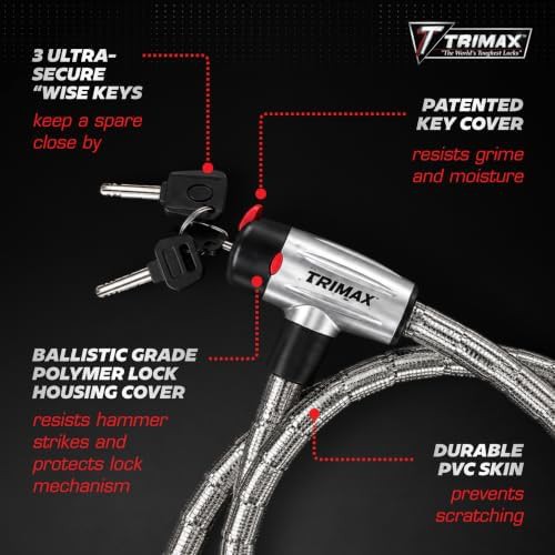 Heavy Duty Armored Security Cable 72 Inch — photo 3