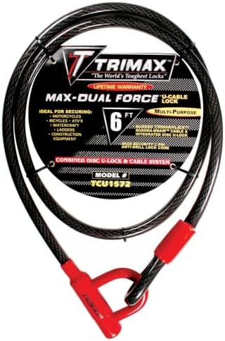 Max Dual Force U-Lock with Extension Cable