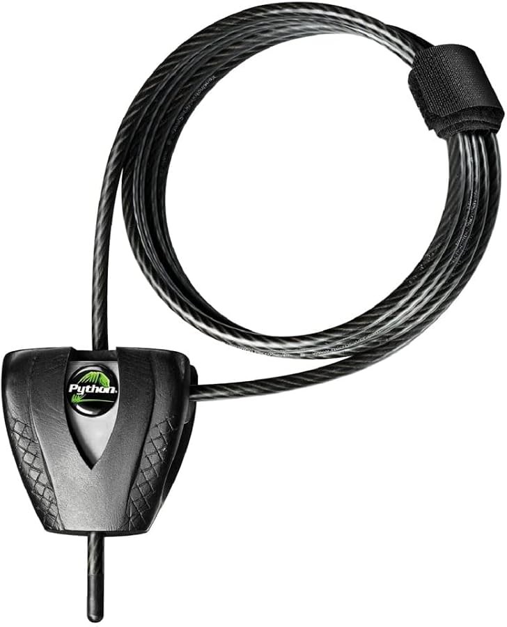 Python keyed cable lock for equipment — photo 3