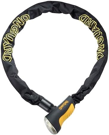 Hardened Steel Hex Link Chain with Integrated Lock