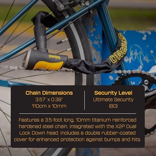 Hardened Steel Hex Link Chain with Integrated Lock — photo 5