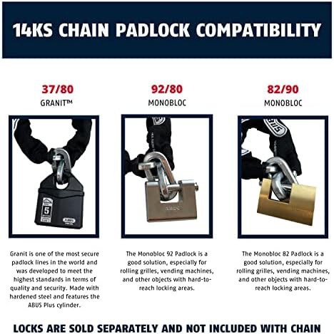 Hardened steel 14ks security chain outdoor — photo 5