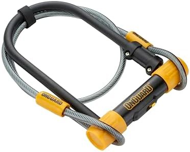 Bulldog U-Lock with Four Foot Steel Cable