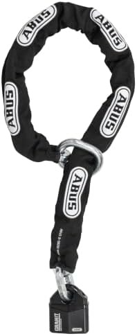Padlock black 148 links chain accessory