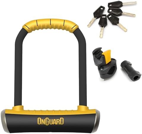 High Security U-Lock with Thick Steel Shackle