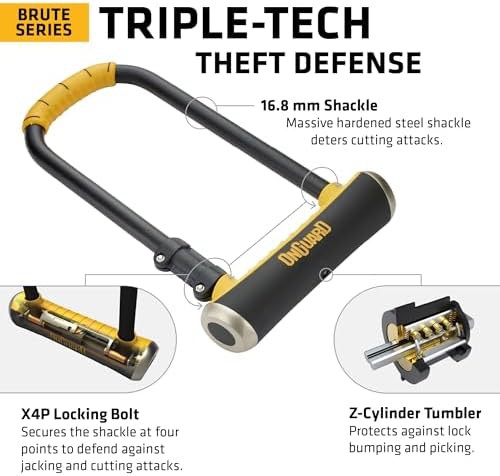 High Security U-Lock with Thick Steel Shackle — photo 3