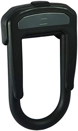 Black hardened steel keyed D bike lock — photo 3