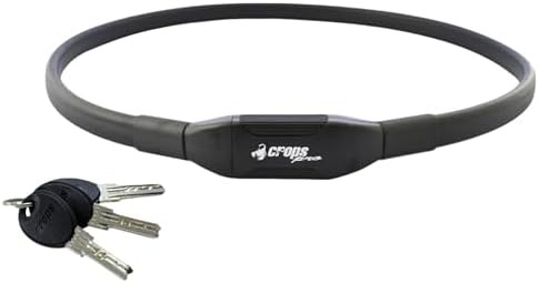 Double wire dimple key cable lock