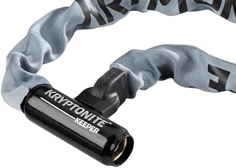 Red integrated heavy duty chain lock — photo 3
