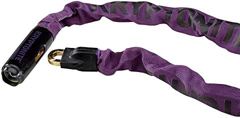 Black integrated heavy duty chain lock — photo 3