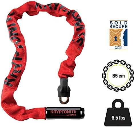 Grey integrated heavy duty chain lock — photo 4