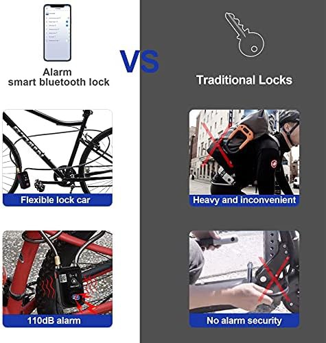 Medium bluetooth alarm cable lock 31 in — photo 4