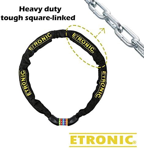 Four foot chain cable combination bike lock — photo 4