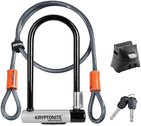 Standard 12.7mm U-Lock with 4ft Cable