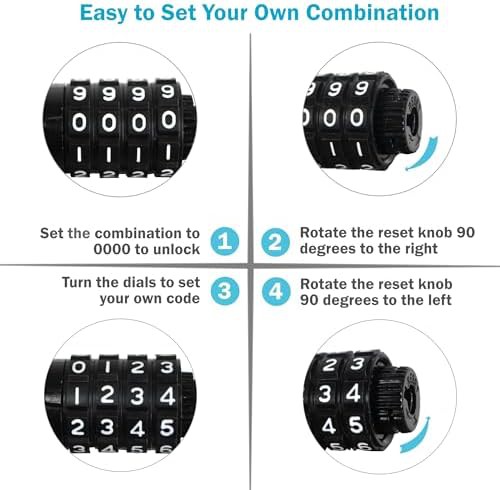 Two pack black heavy duty cable locks — photo 5