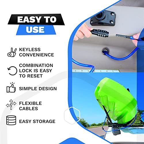 Weatherproof Straight Security Combination Bike Cable Lock weatherproof-straight-security-combinat-straight — photo 5