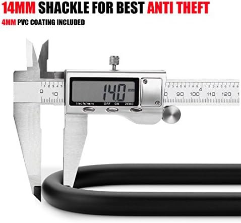 Ten millimeter combination paddle u-lock — photo 5