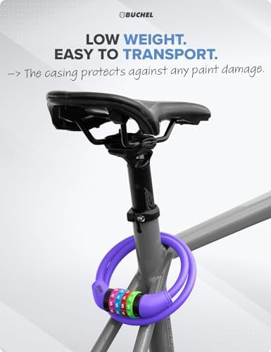 Colorful coiling cable lock for kids — photo 5