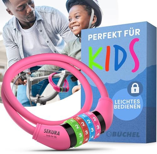 Resettable combination lock for kids scooters