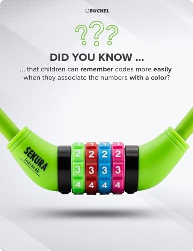 Keyless secure bicycle lock for kids — photo 4