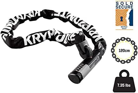 Black combination nine millimeter chain lock — photo 5