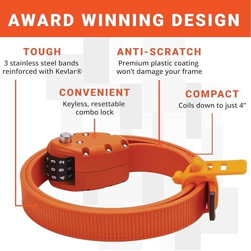 Orange Cinch Lightweight Sixty Inch Lock — photo 4