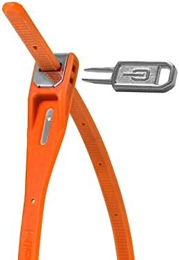 Orange armoured security tie for lightweight protection — photo 3