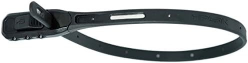 Black lightweight combination zip lock