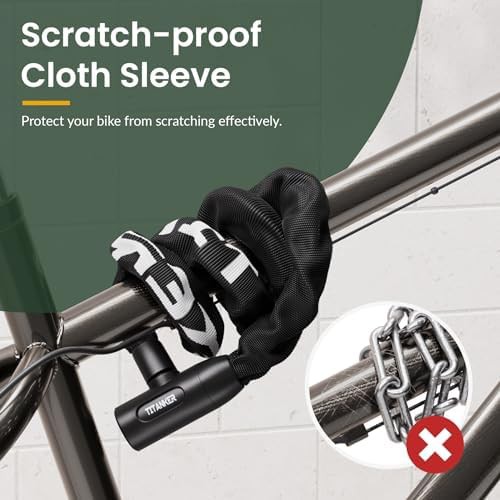 Heavy duty keyed chain lock three feet — photo 4