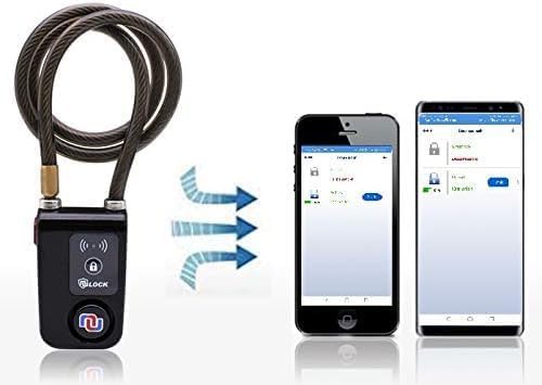 Short bluetooth alarm cable lock for gates — photo 3