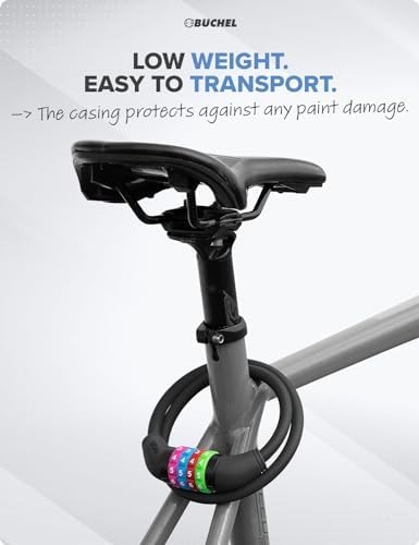 Colorful combination cable lock for kids bikes — photo 5