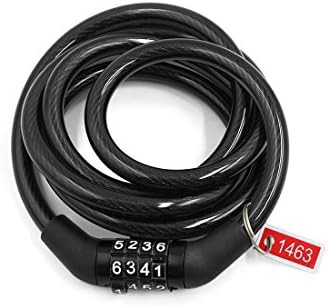 Aexit black plastic combination U-lock