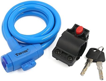 Aexit blue anti-theft wire cable lock