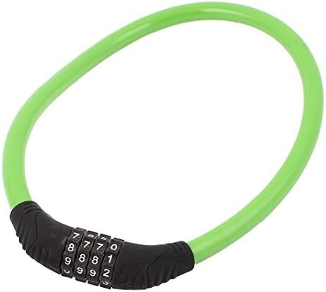 Aexit green steel wire combination U-lock