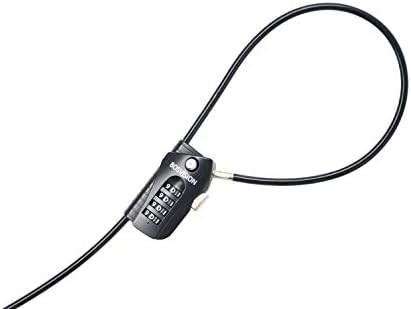 Four digit combination cable with double loops — photo 4