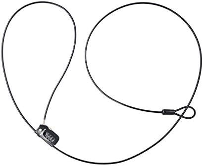 Four digit combination cable with double loops — photo 5
