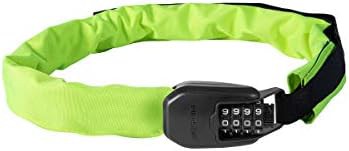 Neon Yellow Wearable Combination Chain Lock