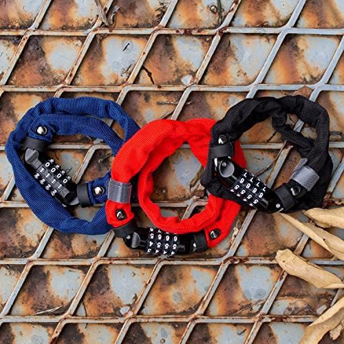 Navy dial bicycle chain lock — photo 4