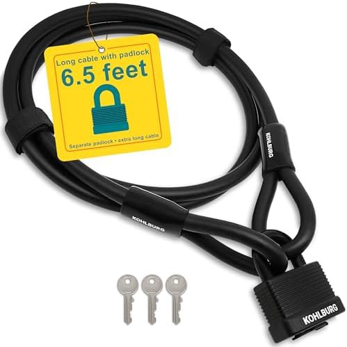 Waterproof Keyed Cable Bike Lock