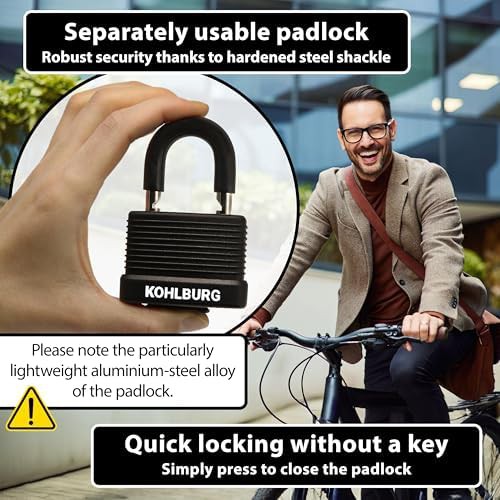 Waterproof Keyed Cable Bike Lock — photo 4