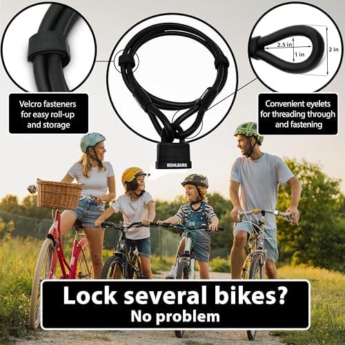 Waterproof Keyed Cable Bike Lock — photo 5