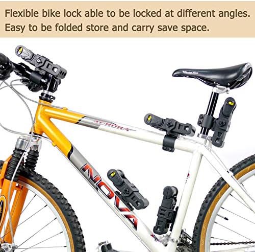 Heavy duty alloy steel folding bike lock — photo 4