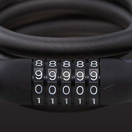 Large five digit combination cable lock — photo 4