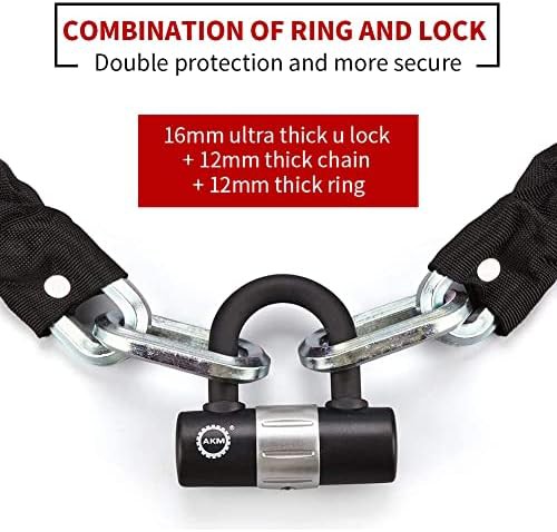 Bicycle chain lock with 16mm disc lock — photo 5
