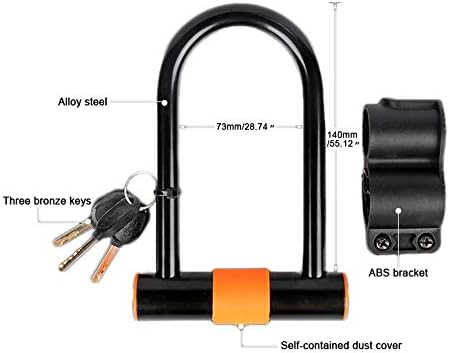 Heavy duty u-lock with mounting bracket — photo 3