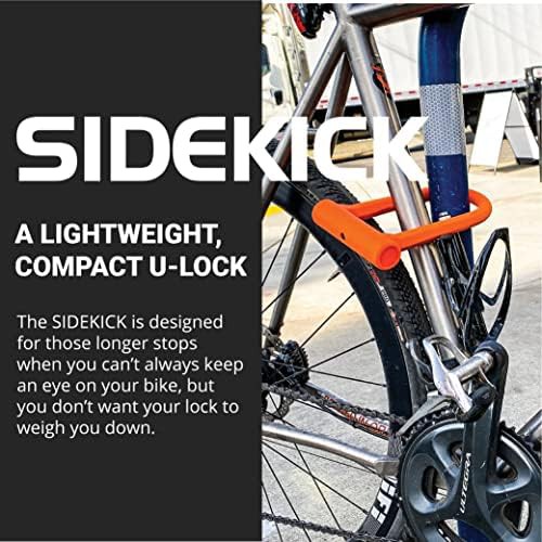 Orange Sidekick Compact Keyed U-Lock — photo 3